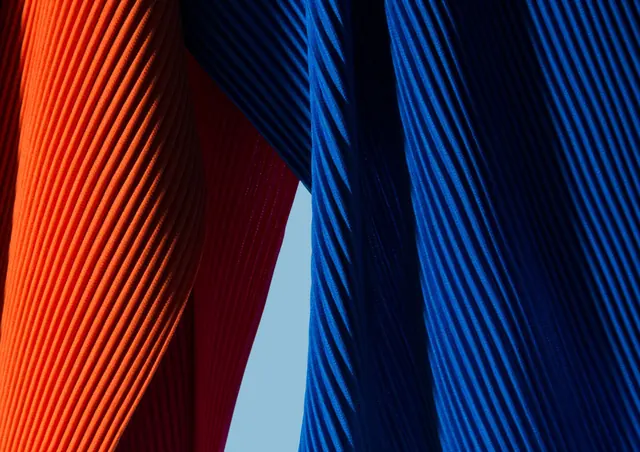 Abstract Architectural Ribbons, geometric, abstract, vibrant