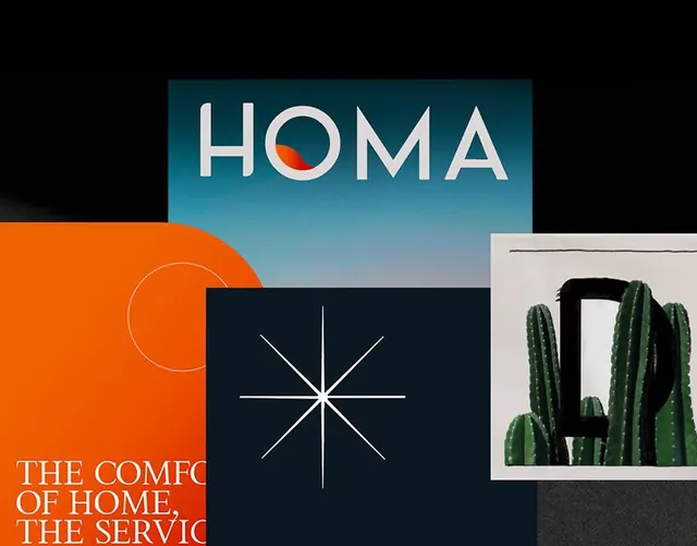 Editorial geometric collage, editorial, geometric, dark