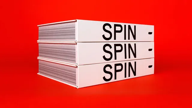SPIN Wordmark Stack, minimal, geometric, high-contrast