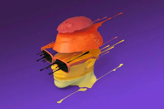 Abstract 3D Organic Form
