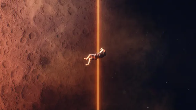 Space Exploration Visual, abstract, dark
