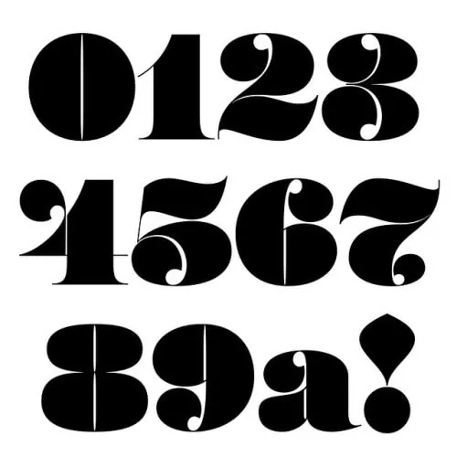 Custom Display Typography Set, minimal, brutalist, monochrome