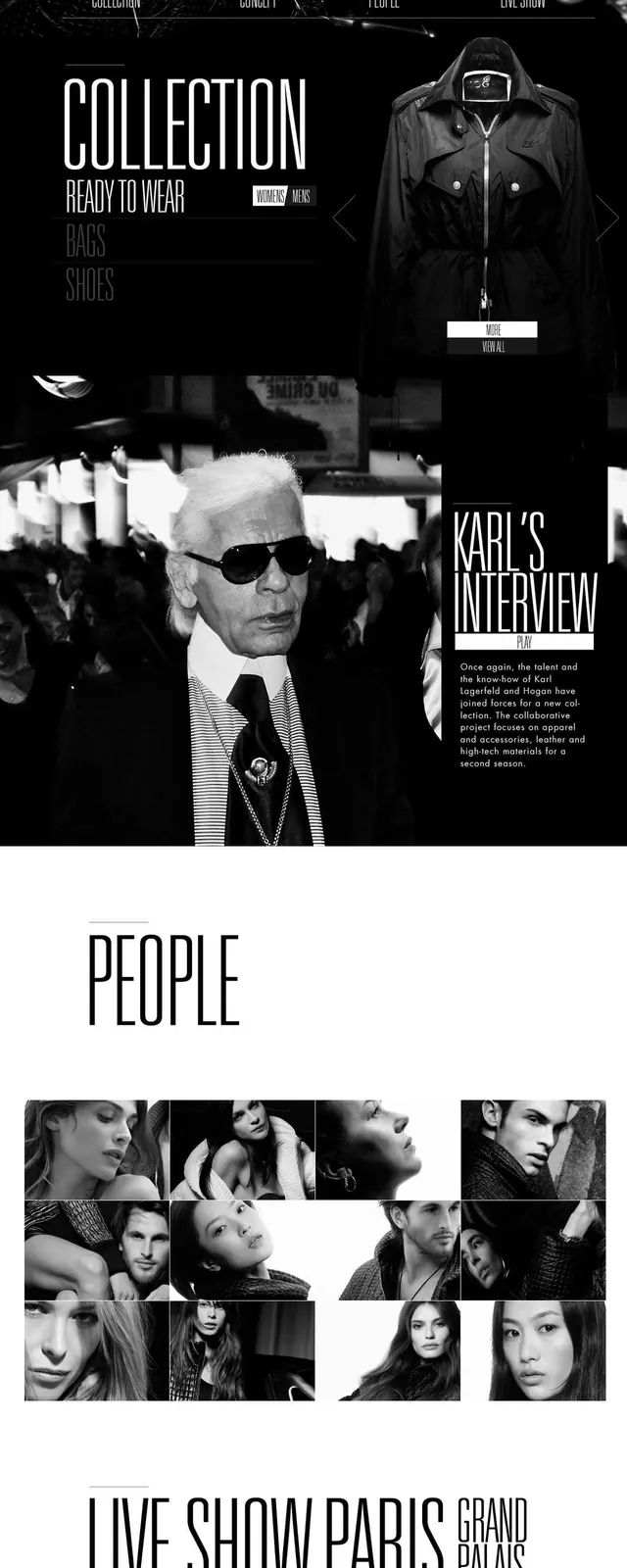 Fashion Collection Editorial Layout, editorial, luxury, dark