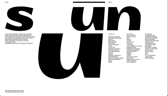 Sun Wordmark and Identity System, minimal, swiss, high-contrast