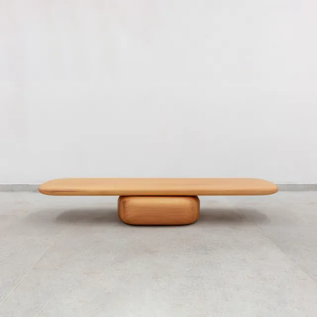 Minimalist Wooden Bench Design, minimal, organic, muted