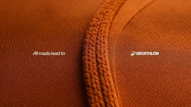 Decathlon fabric texture branding, minimal, organic, earthy