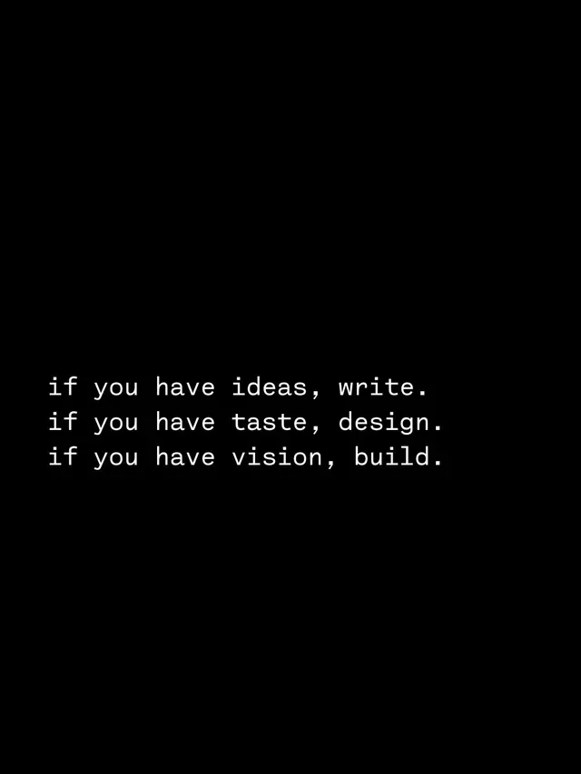 Minimalist Typography Quote, minimal, dark-mode, dark