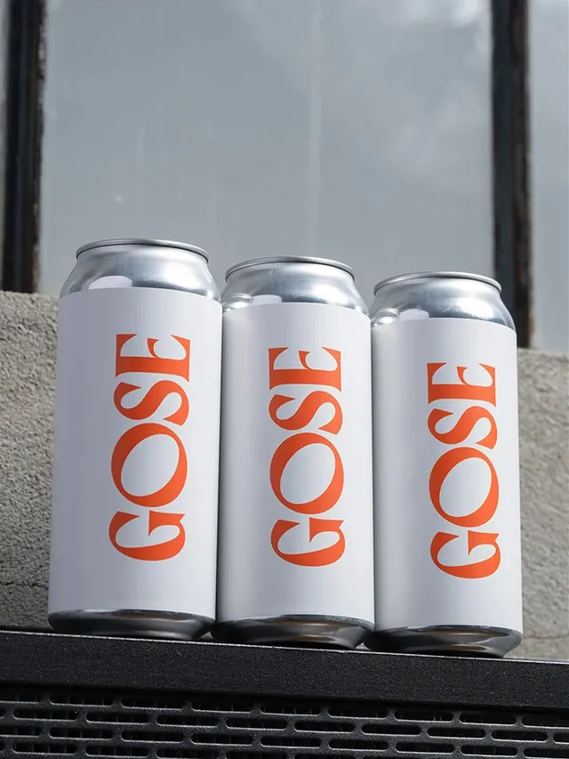 GOSE Beverage Can Mockup, minimal, corporate-clean, high-contrast