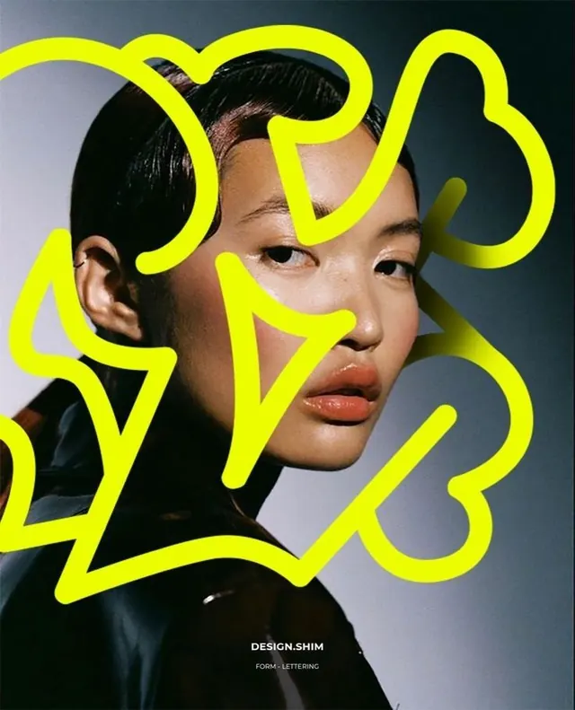 Editorial playful abstract graphic, editorial, playful, dark