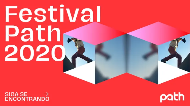 Festival Path 2020 isometric geometric composition, geometric, abstract, vibrant