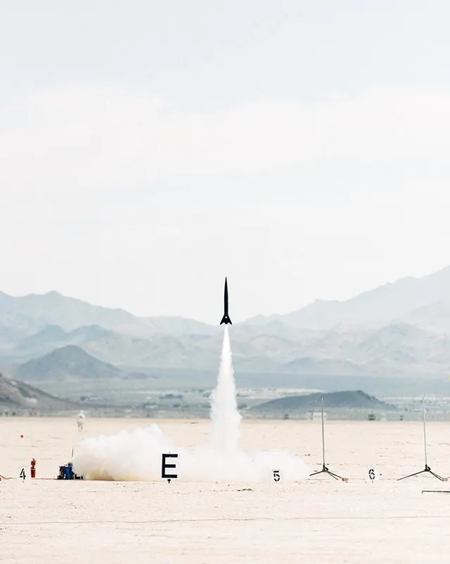 Rocket Launch Photograph, minimal, photographic, light