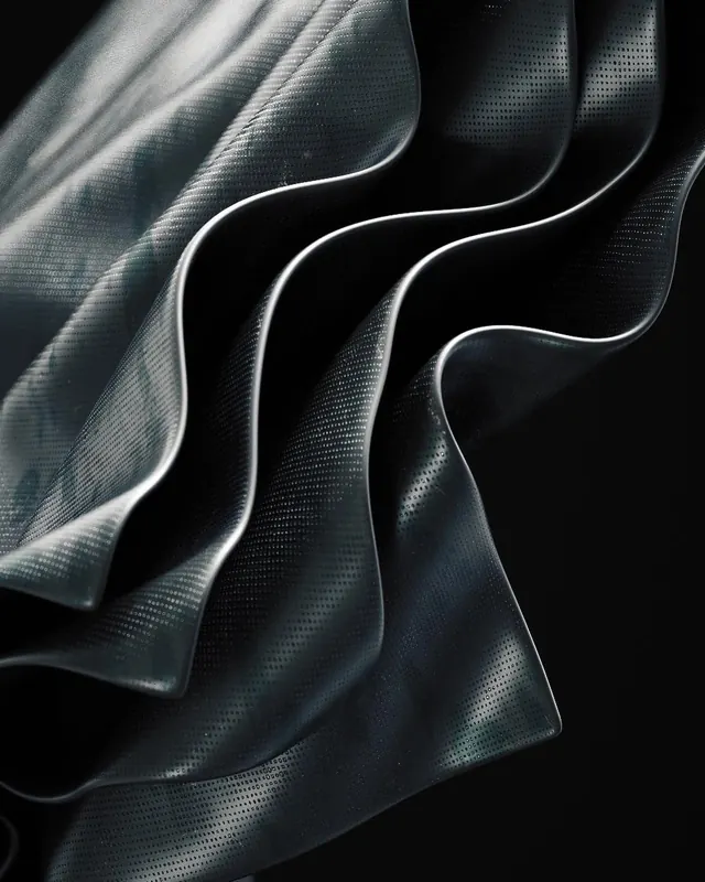 Abstract Fabric Waves, minimal, abstract, monochrome