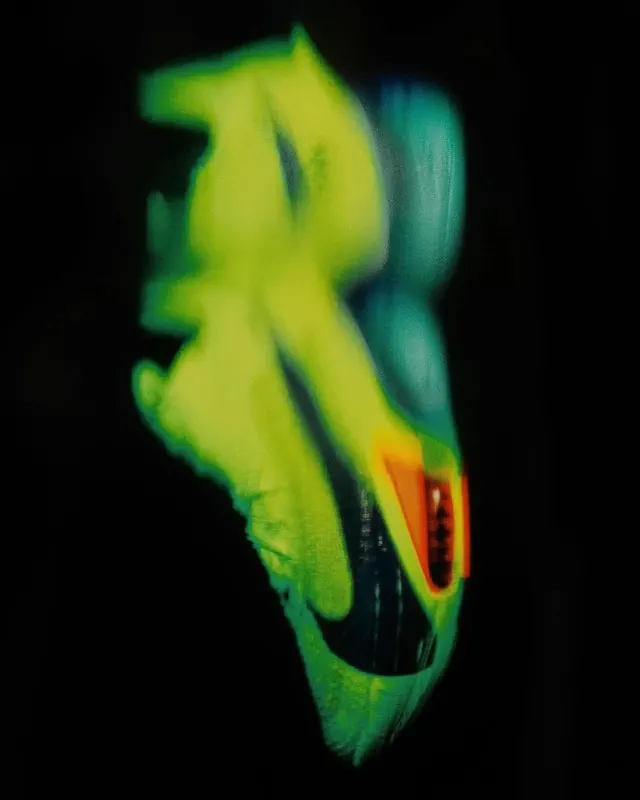 Abstract Glowing Organic Form, organic, gradient-heavy, dark