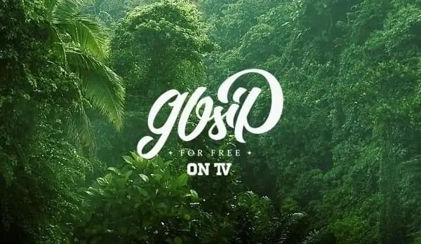 GOSID Wordmark over Jungle Background, organic, photographic, dark