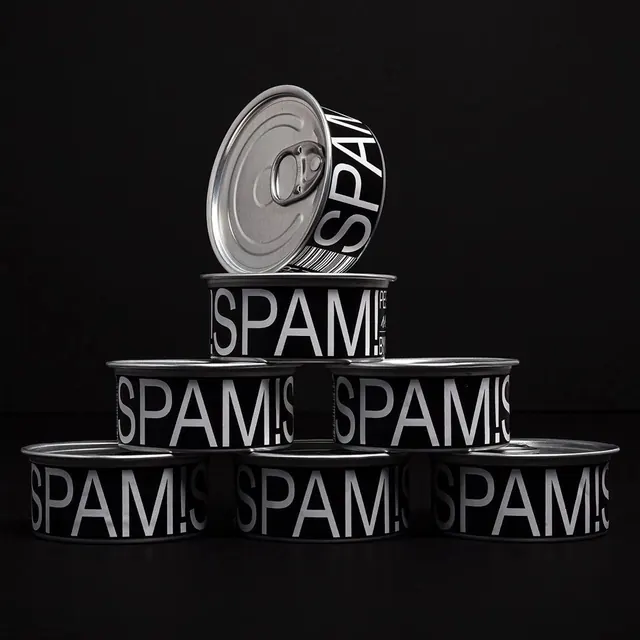 3D Spam Can Mockup, minimal, 3d-render, dark