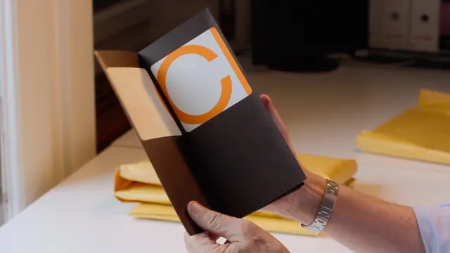 Circular Logo Mockup on Stationery, minimal, corporate-clean, high-contrast