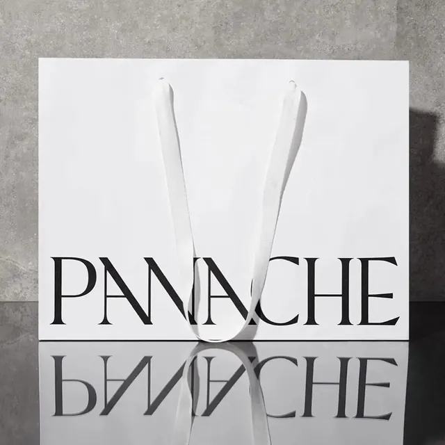 PANACHE Wordmark Mockup, minimal, luxury, monochrome