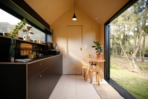 Modern Minimalist Interior Design, minimal, photographic, warm