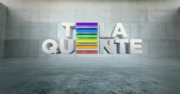 TLA QUINTE Wordmark Mockup, minimal, geometric, vibrant
