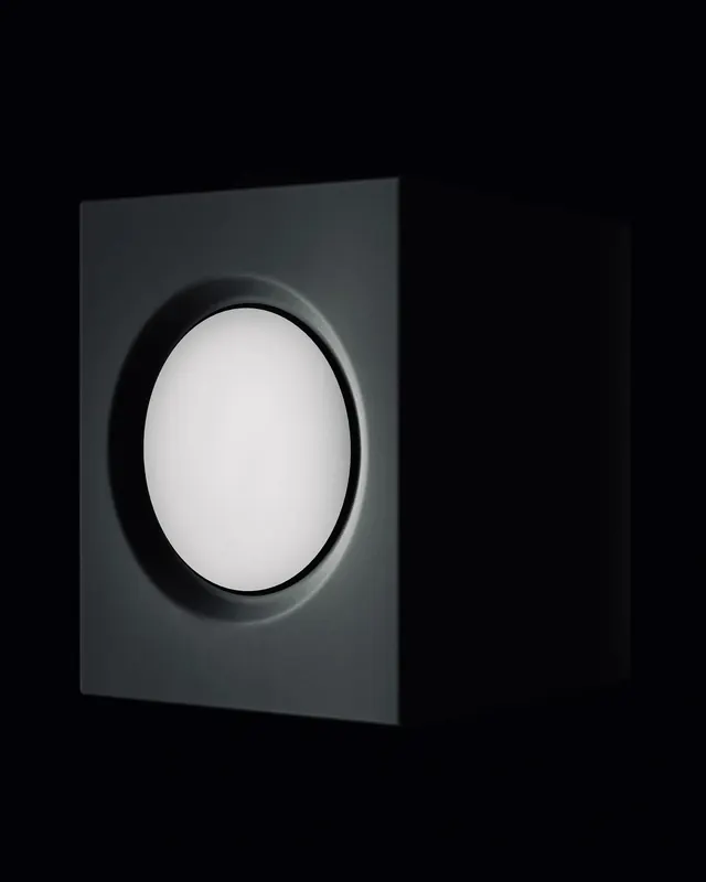 Glowing Circular Portal Mockup, minimal, geometric, dark