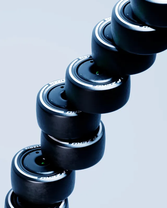 Stacked Circular Hardware Components, minimal, technical, dark