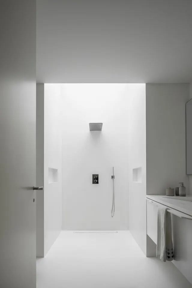 Minimalist Interior Architectural Space, minimal, monochrome, light