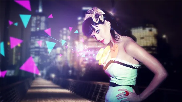 Cyberpunk Aesthetic Portrait, y2k, maximalist, vibrant