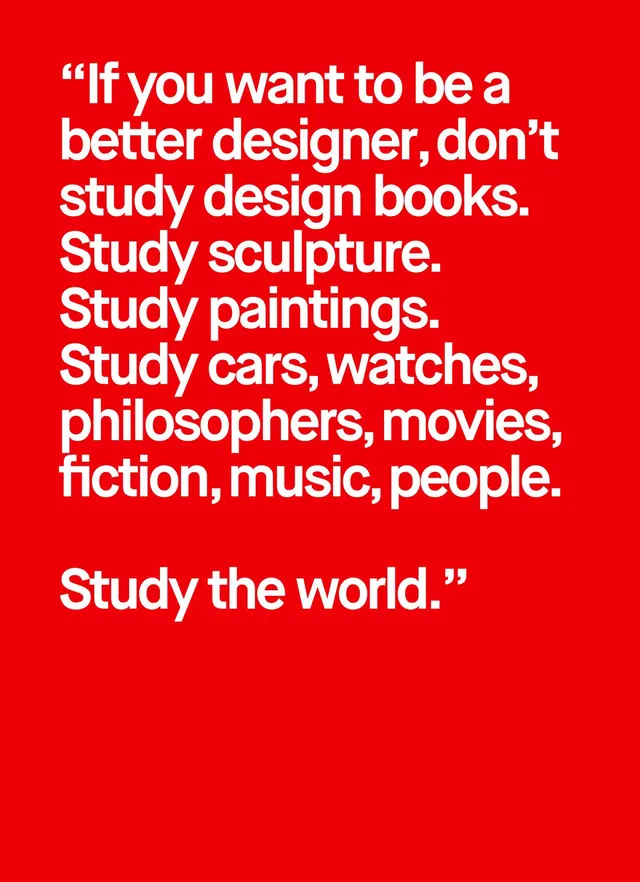 Study the World Quote Poster, minimal, brutalist, high-contrast