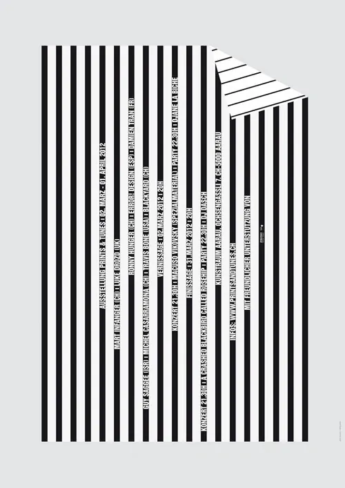 Vertical Line and Text Graphic, minimal, swiss, monochrome