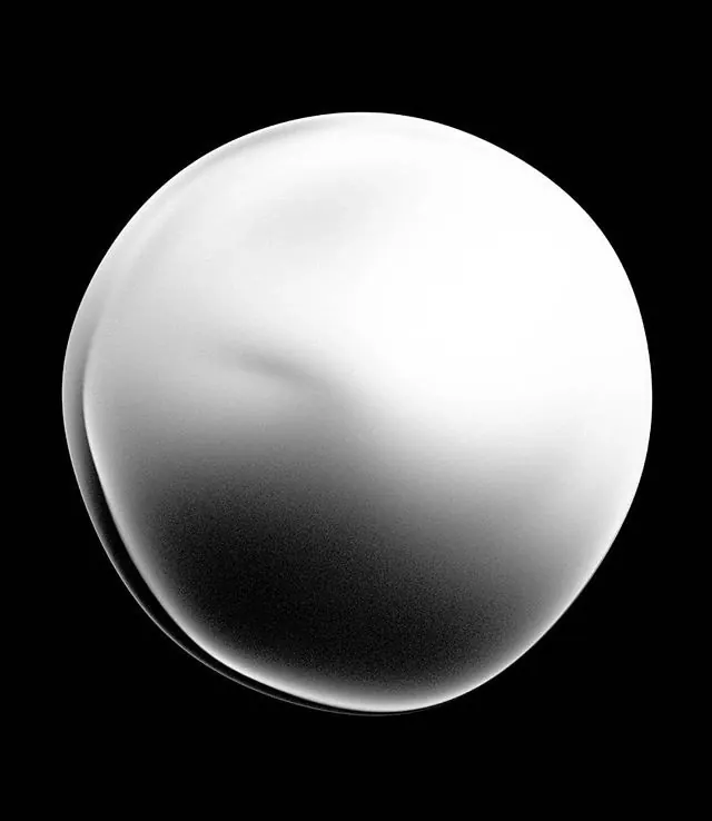 Spherical Celestial Body, minimal, monochrome, monochrome