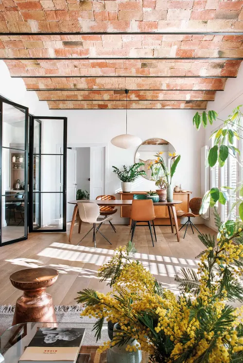 Rustic Modern Interior Design, organic, photographic, warm