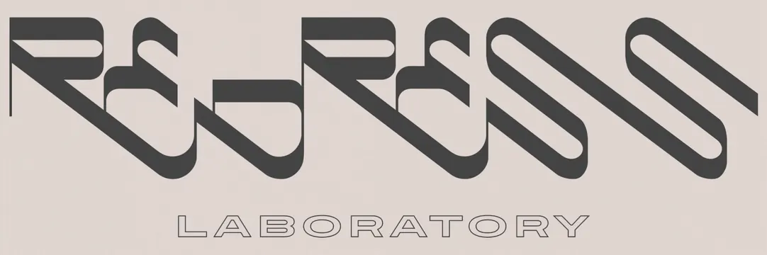 PRESS LABORATORY Wordmark, minimal, geometric, monochrome