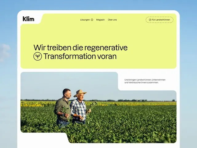 Regenerative agriculture web hero, minimal, organic, light