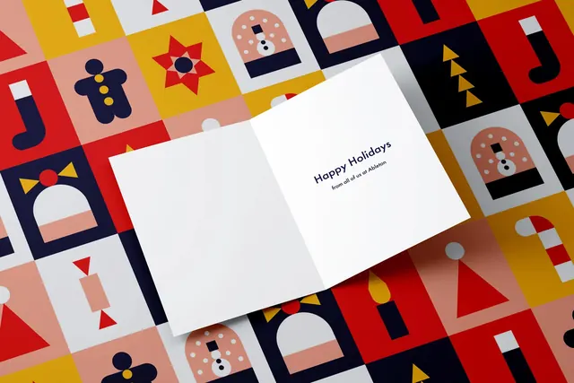 Illustrated Pattern Invitation Mockup, playful, illustrated, vibrant