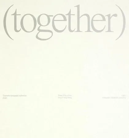 Together Wordmark Design, minimal, editorial, light