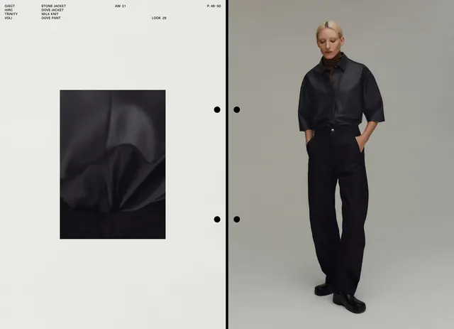 Fashion Editorial Layout, minimal, editorial, monochrome