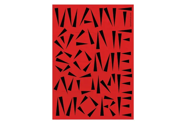 Want Some More Type Specimen, brutalist, neo-brutalist, high-contrast
