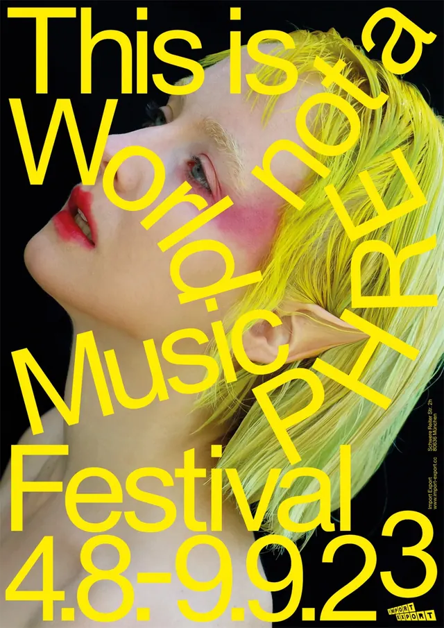 This is World Music Festival Poster, maximalist, playful, vibrant