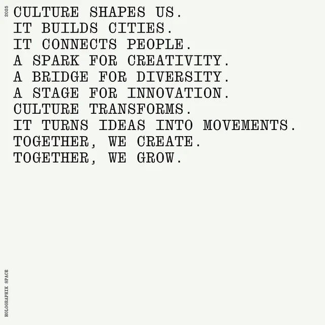 Typography-based Manifesto Poster, minimal, swiss, monochrome