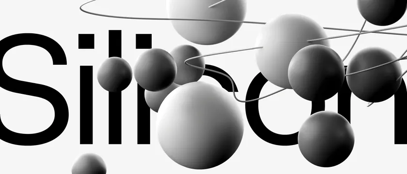 Geometric Sphere Wordmark, minimal, monochrome, monochrome