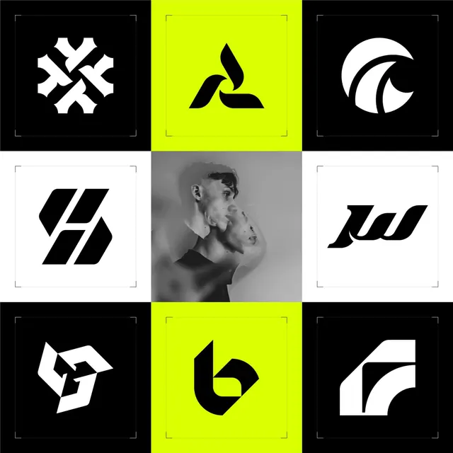 Minimal swiss abstract graphic, minimal, swiss, high-contrast