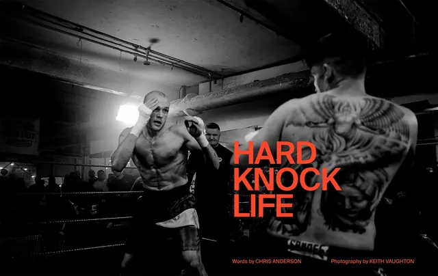 Hard Knock Life Poster Design, brutalist, dark-mode, dark