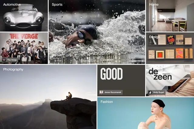 Multi-Industry Design Reference Board, photographic, editorial, high-contrast