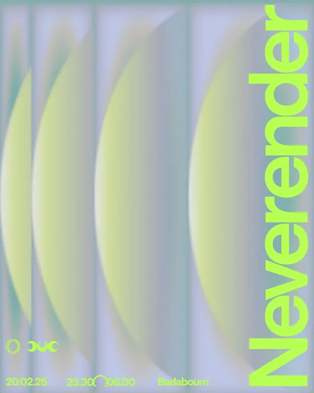 Neverender Abstract Graphic, minimal, geometric, light