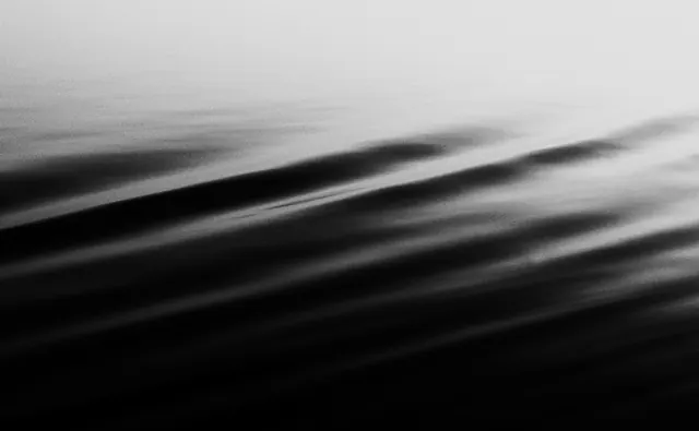 Abstract Monochrome Waves, minimal, monochrome, monochrome
