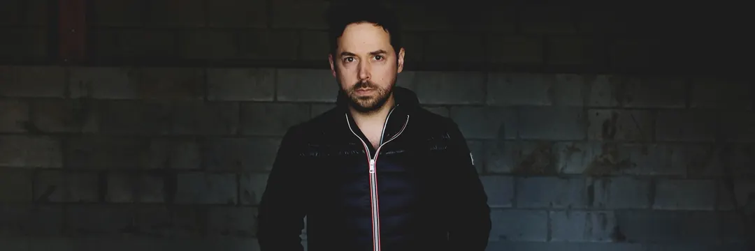 Man in Dark Jacket Portrait, photographic, dark-mode, dark
