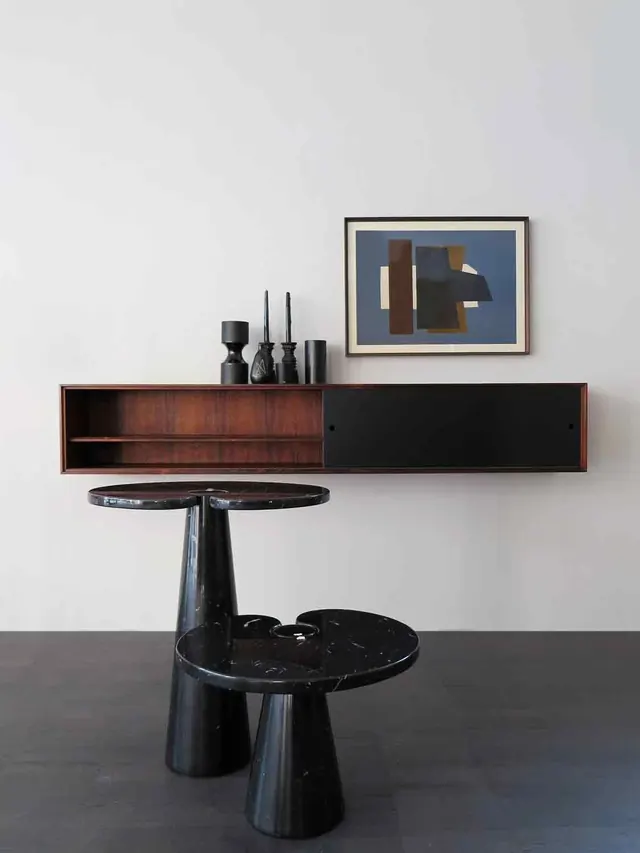 Minimalist Interior Design Mockup, minimal, luxury, dark