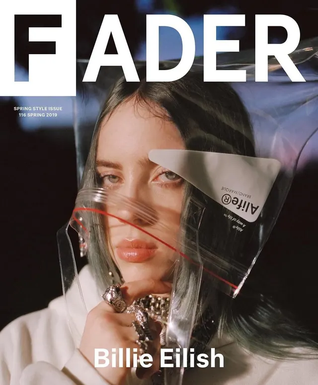 Fader Magazine Billie Eilish Cover, editorial, photographic, dark