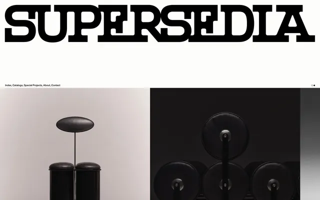 SUPERSEDIA Branding and Visual Identity, minimal, brutalist, monochrome