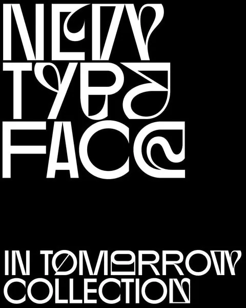 NEW TYPOGRAPHY FACE Wordmark, brutalist, neo-brutalist, high-contrast